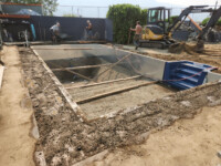 K.Wind Pools 4 before the sidewalks at Lorrie and Deans pool
