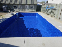 K.Wind Pools 9 finished liner in Lorrie and Deans pool