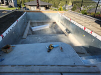 K.Wind Pools Mattys 3 poured concrete base in Mattys pool