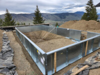 K.Wind Pools Rendals 2 side view of walls in place