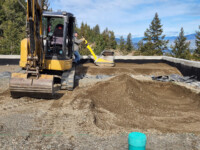 K.Wind Pools Rendals 3 tamping down sand for pool