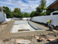 K.Wind Pools Sandra 3 laying concrete around pool
