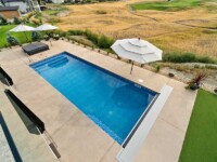 K.Wind Pools Tobiano2 finished pool aerial view