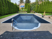 K.Wind Pools new blue patterned 20 by 40 liner install